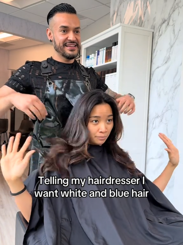BLUE HAIR
