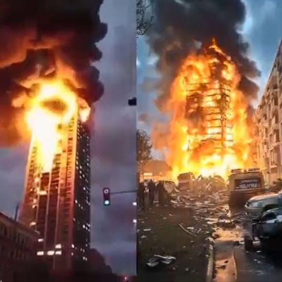 A few hours ago a big fire broke out in M… See more